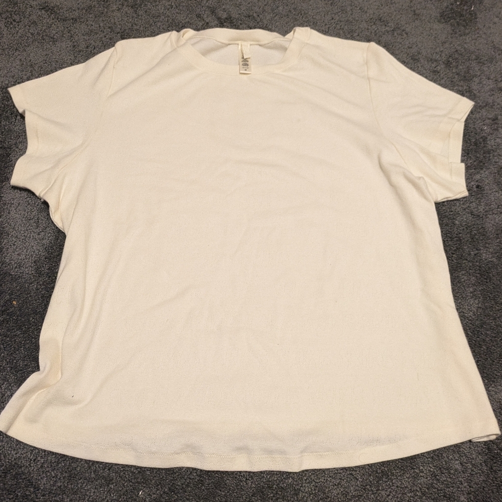 NWOT Skims Logo pointelle top
